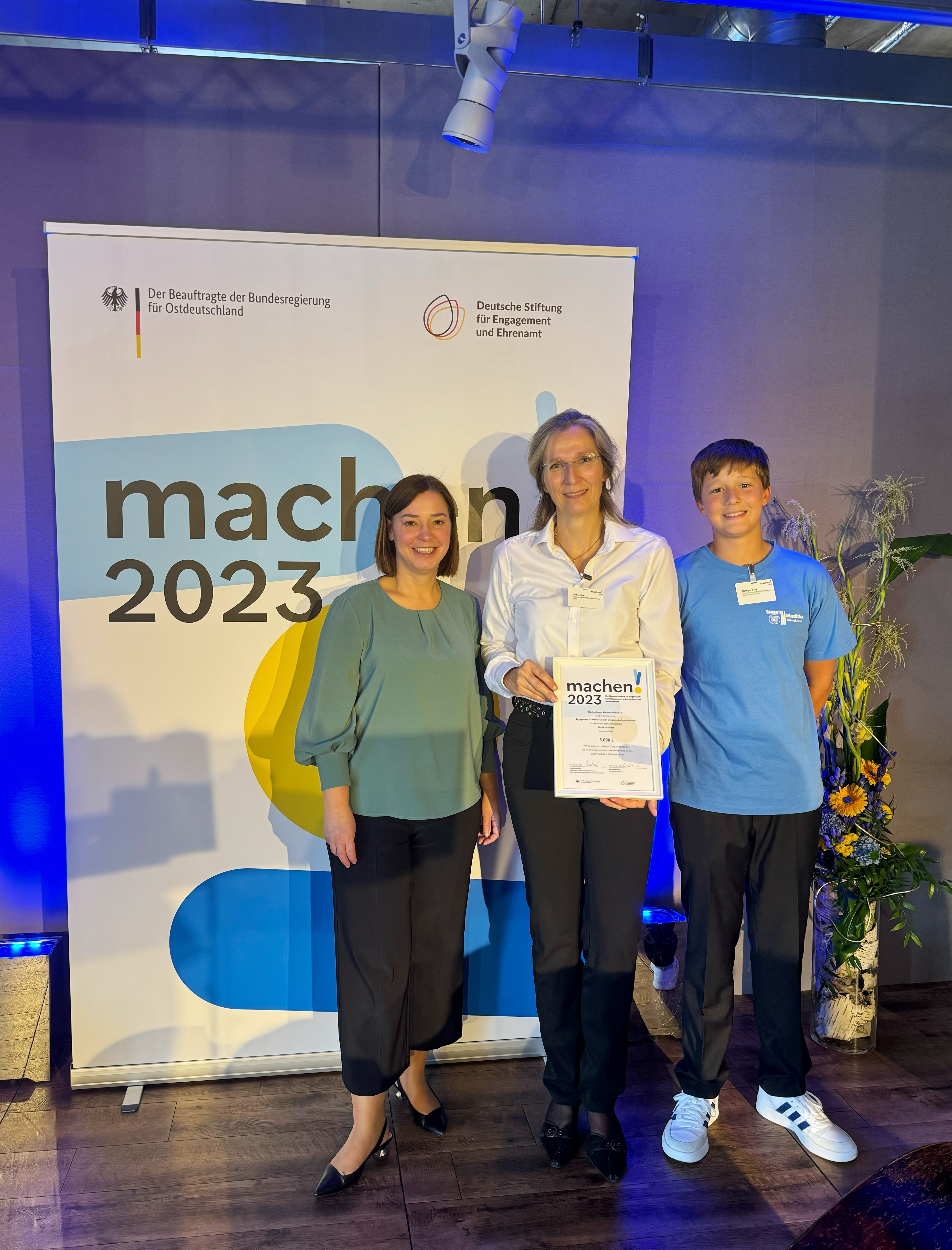 Preisverleihung Machen2023 Stadtorchester Markneukirchen e v2.V.